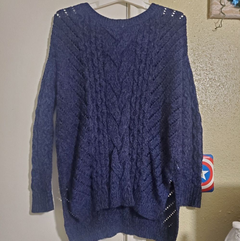 Cable knit sweater